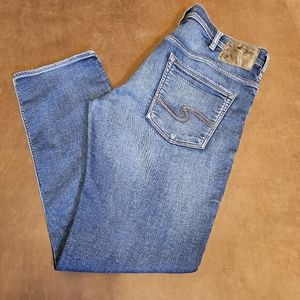 Mens Silver Jeans Co. Joga Jeans Hunter 34x32 Super Soft and Stretchy